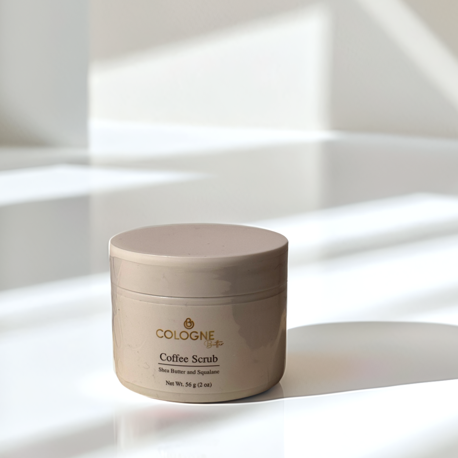 COFFEE SCRUB – Exfoliating &amp; Hydrating Coffee Body Scrub for Smooth Skin, Prepares Skin for Deep Moisture with Cologne Butter