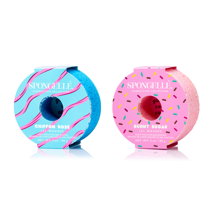 Burnt Sugar &amp; Chiffon Rose Body Buffer Set