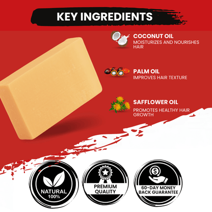 Batana Shampoo Bar for Dry Scalp &amp; Coarse Hair