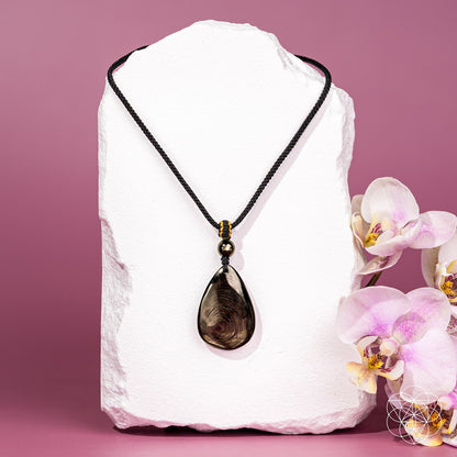 The ﻿Hypersthene Millionaire Manifestation Pendant