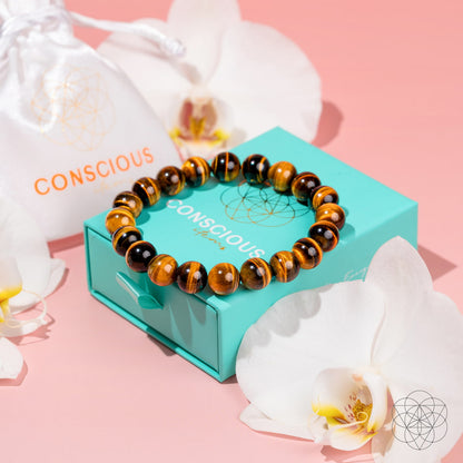 Built to Win – 7A Grade Tiger’s Eye Bracelet