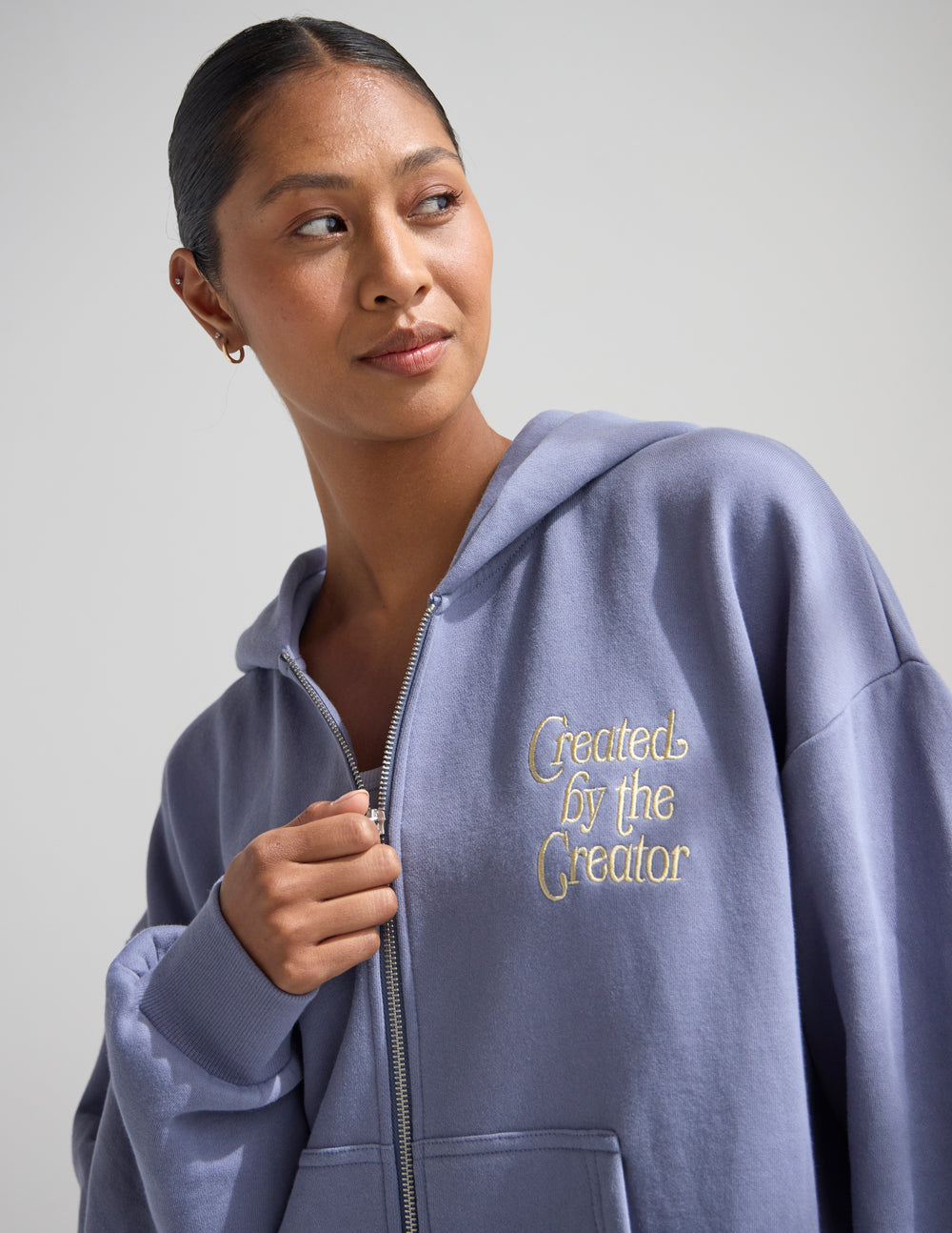 Created by the Creator Plum Full-Zip Hoodie