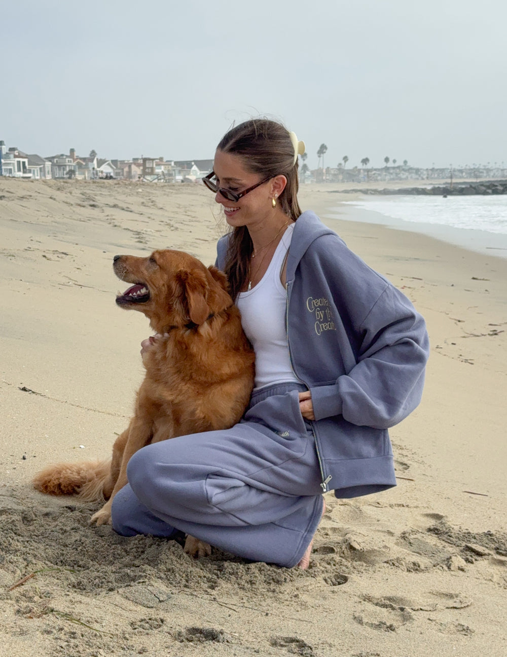 Created by the Creator Plum Full-Zip Hoodie