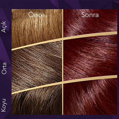 Wella Koleston Supreme 4/6 Kõzõl Viyole: Radiant Red Violet Hair Dye Kit - Long Lasting Color, Intense Shine &amp; Deep Conditioning