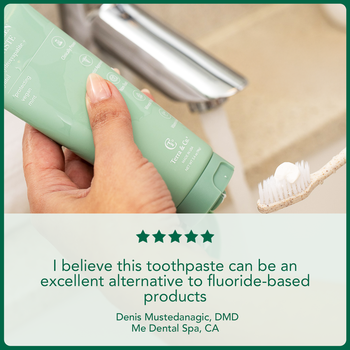 Gentle Green® Protecting Toothpaste with Micro-Hydroxyapatite &amp; Xylitol 3.4 oz