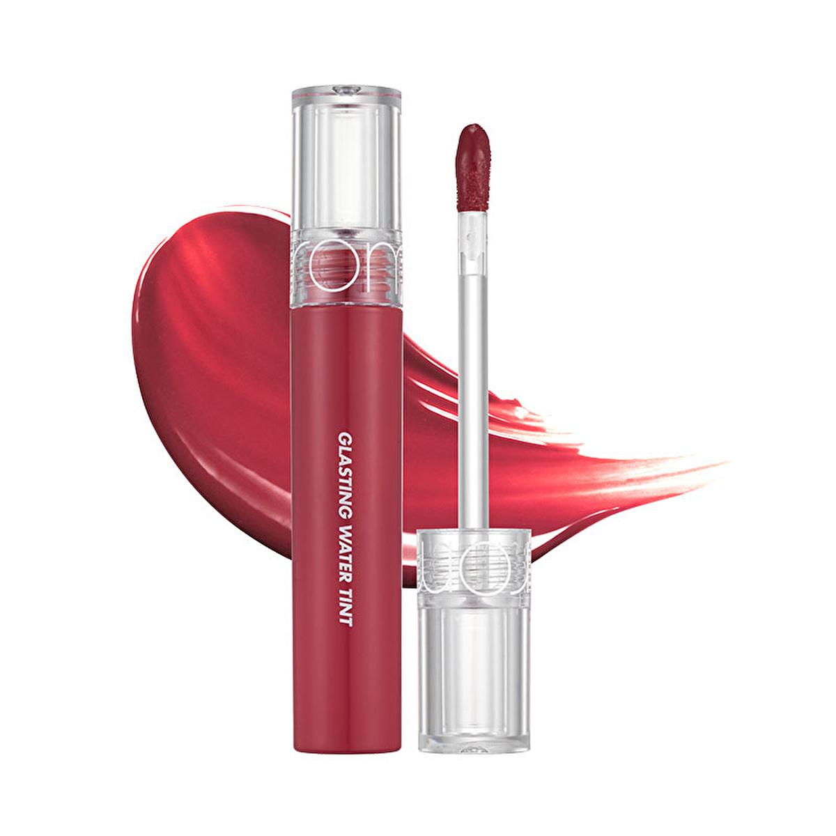 rom&amp;nd Glasting Water Tint: Get Glossy, Hydrated Lips with Non-Sticky Korean Lip Gloss - Rose Splash Color