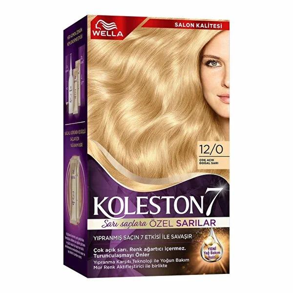 Wella Koleston Supreme Hair Color 12/0 Very Light Natural Blonde - Permanent, Moisturizing Hair Dye for Intense Color