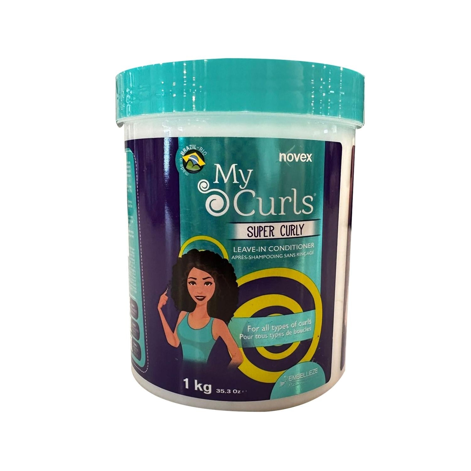 Novex My Curls Leave-in Hair Care Cream for Curly Hair - 1000g, Curl Defining &amp; Moisturizing Benefits