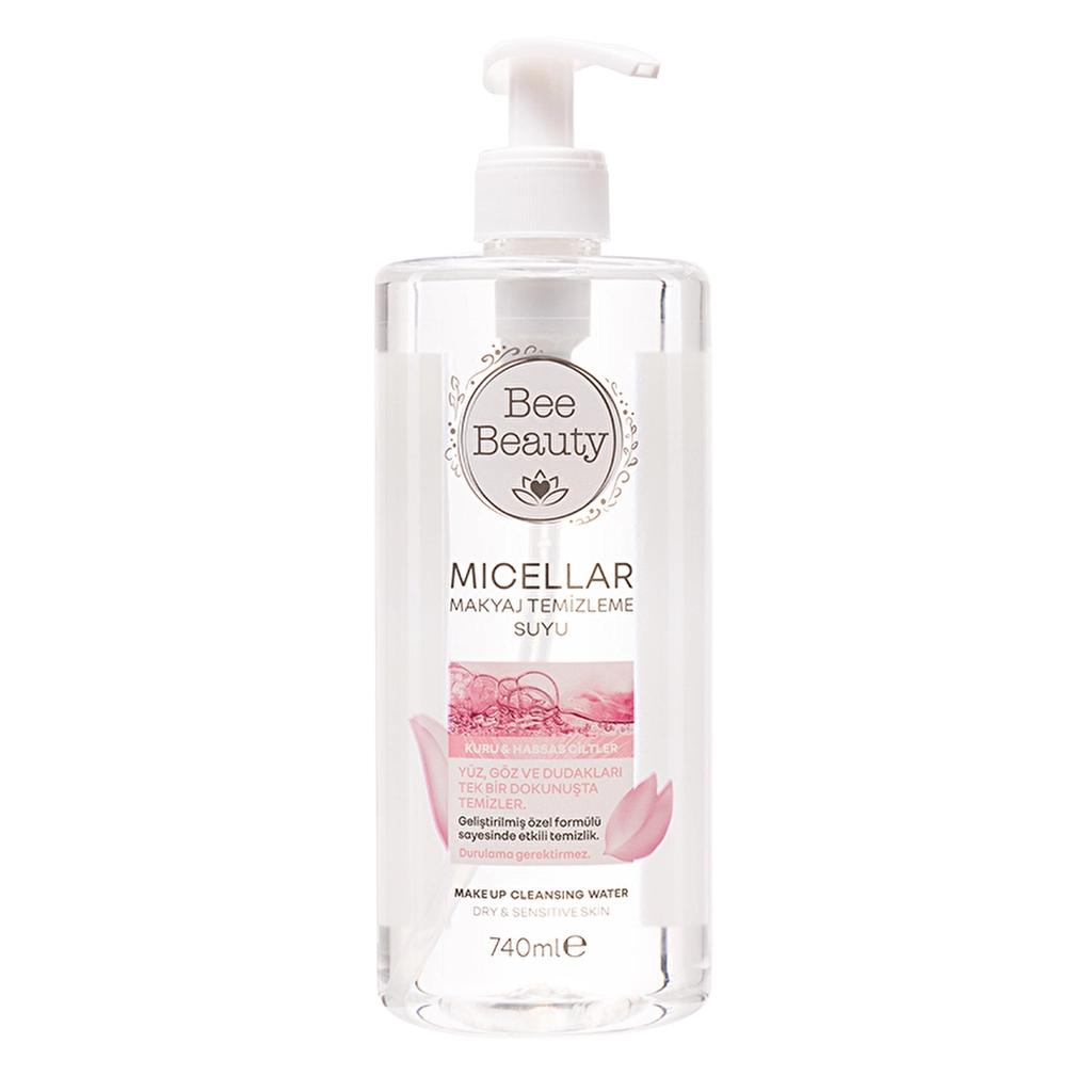 Bee Beauty Micellar Cleansing Water for Gentle Makeup Removal 740ml