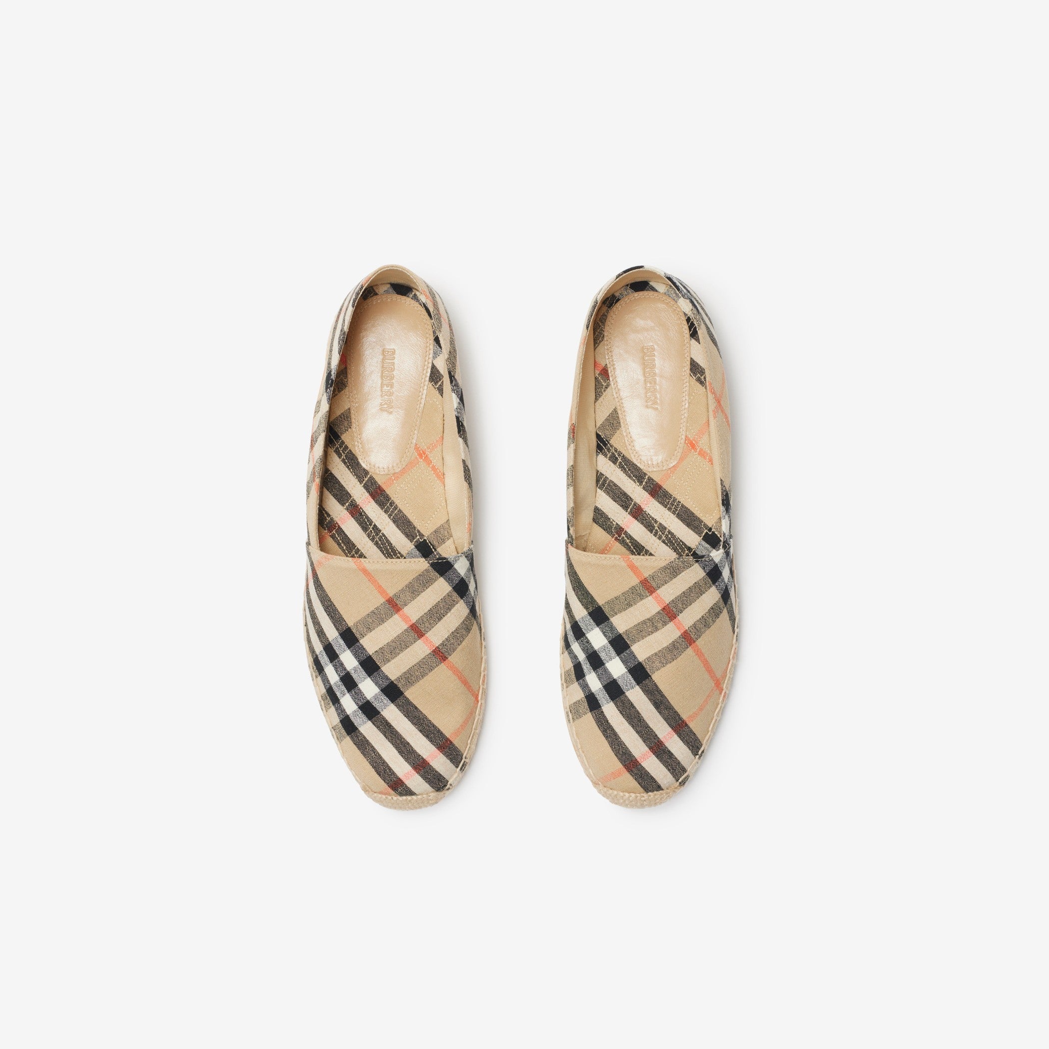 Burberry Check Mews Espadrilles