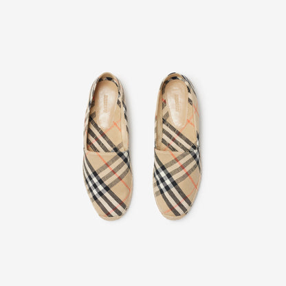 Burberry Check Mews Espadrilles
