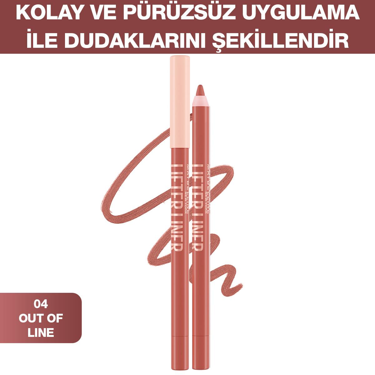 Maybelline New York Lifter Liner Lip Liner - Precise Definition, Long-Lasting, Jojoba Oil &amp; Hyaluronic Acid