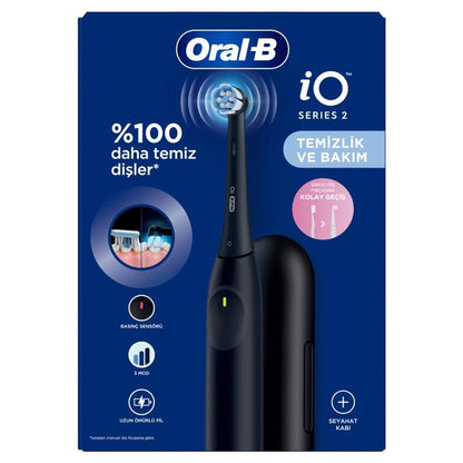 Oral-B iO Series 2 Electric Toothbrush &amp; Travel Case - Black
