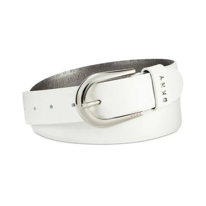 DKNY Belt With Metal Logo Letters, Size Small