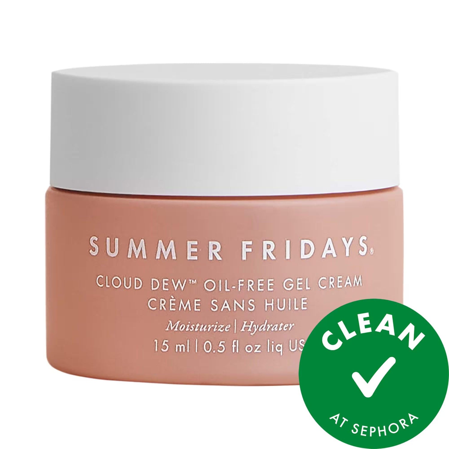 Mini Cloud Dew - Oil-Free Gel Cream Moisturizer for Dry Skin with Hyaluronic Acid &amp; Ceramides, Vegan &amp; Cruelty-Free Skincare