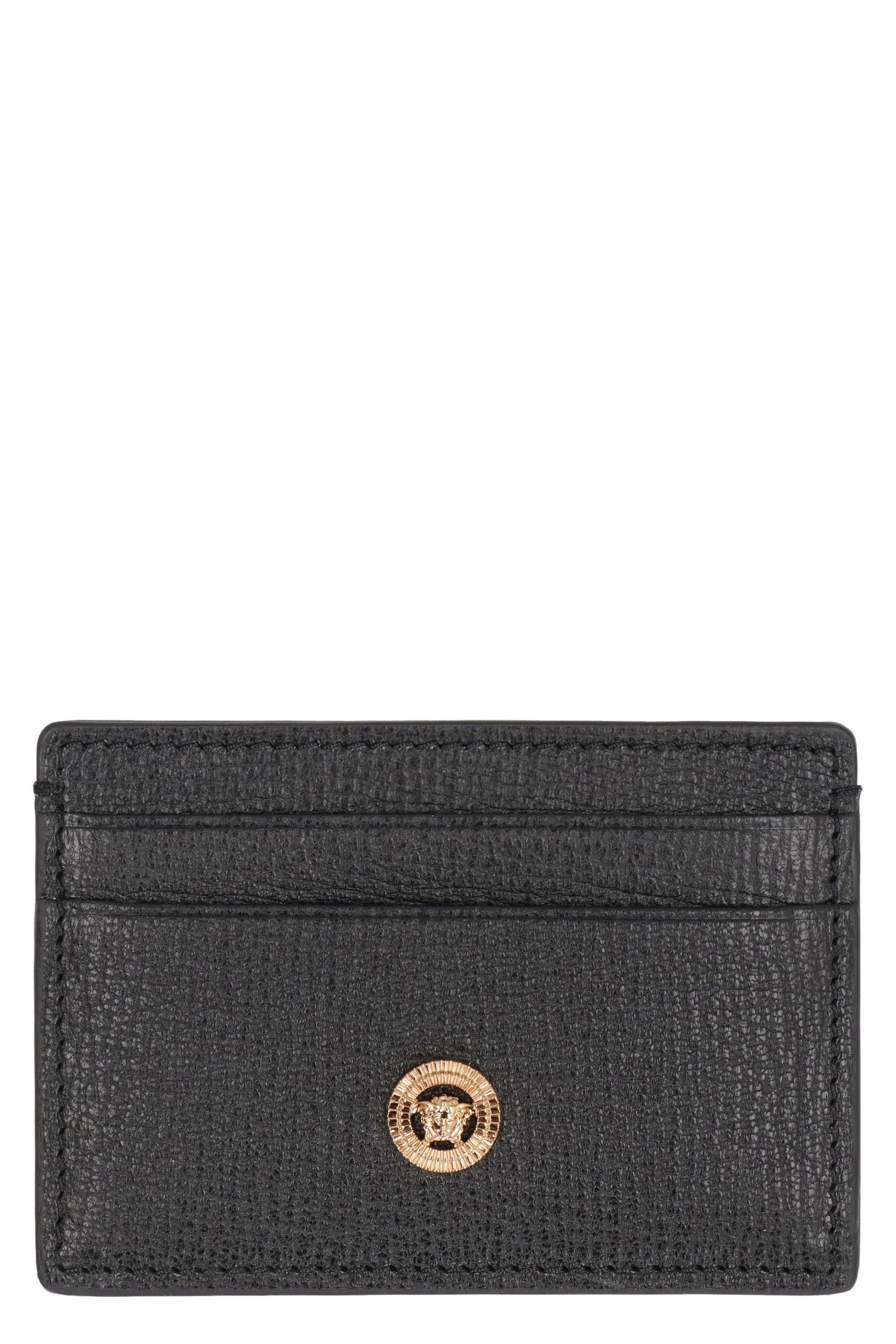 VERSACE Mini Leather Medusa Card Holder