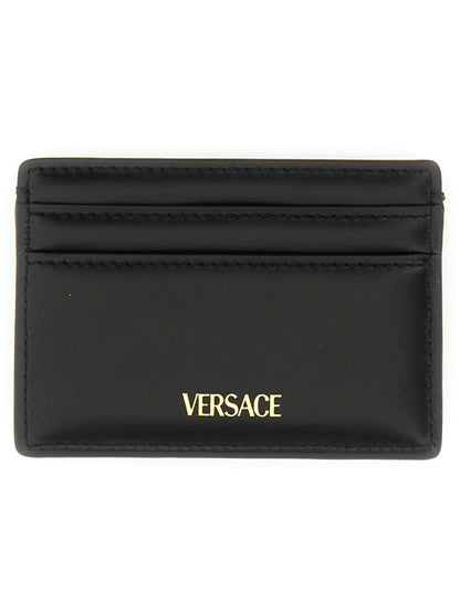 VERSACE Mini Leather Card Holder