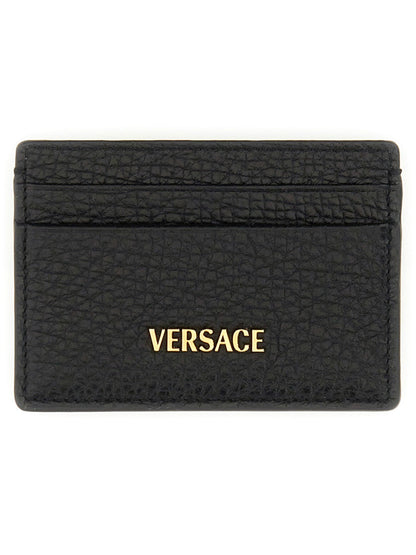 VERSACE Mini Leather Card Holder