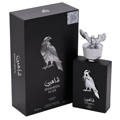 Pride Shaheen Silver by Lattafa Perfume for Unisex EDP 3.4 oz