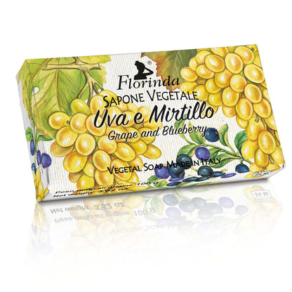 Florinda Grape &amp; Blueberry Vegetal Soap Bar 100g