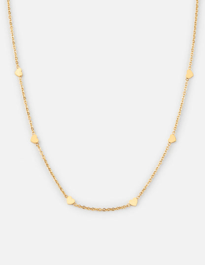 Dainty Heart Link Necklace
