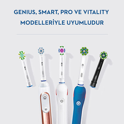 Oral-B Floss Action Replacement Toothbrush Heads (2-Pack) - MicroPulse Bristles, CleanMaximizer Technology