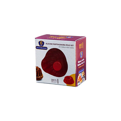 Decobella Silicone Cake Mold - Non-Stick, Flexible, Oven &amp; Microwave Safe - Perfect for Home Bakers