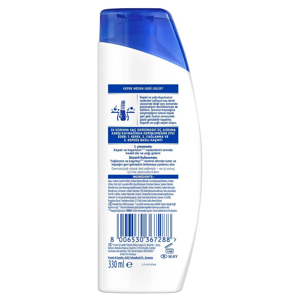Head &amp; Shoulders Men Sport Fresh Menthol Shampoo 330 ml