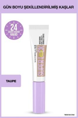 Maybelline Super Lock Brow Glue: Taupe Eyebrow Mascara for All-Day Hold &amp; Fuller Brows - Long Lasting Brow Gel &amp; Ka_ Sabitleyici