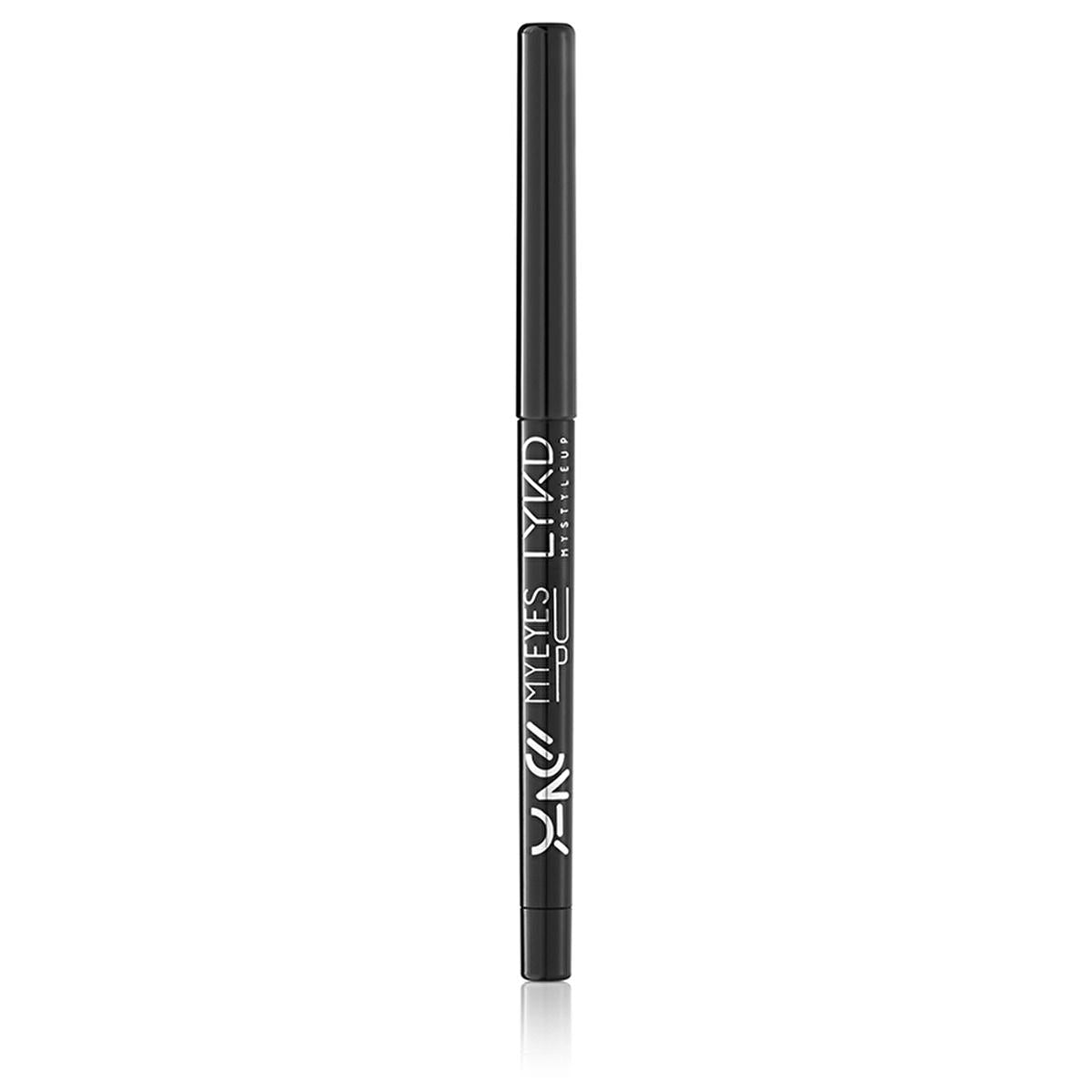 LYKD Automatic Eye Pencil 100 Black - Waterproof Eyeliner for Makeup Enthusiasts &amp; Beauty Professionals