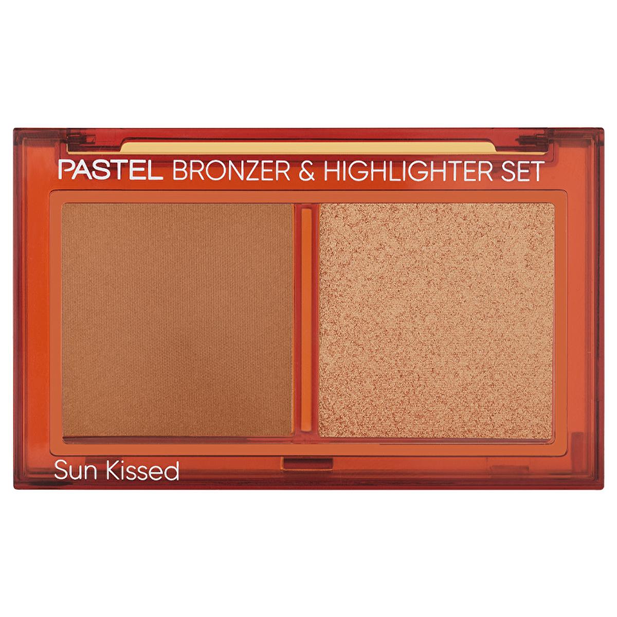 Pastel Profashion Bronzer &amp; Highlighter Makeup Palette Set for Natural Glow - Vegan, Cruelty-Free, Dermatologically Approved