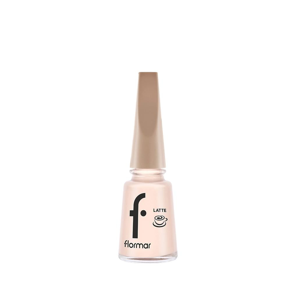 Flormar Glossy Intense Color Nail Polish in Vanilla Cream