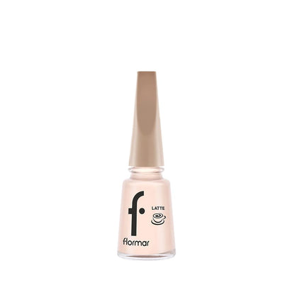 Flormar Glossy Intense Color Nail Polish in Vanilla Cream