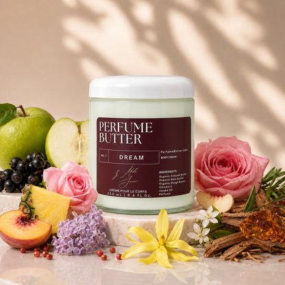 DREAM – The Luxury Body Butter Perfume | Crisp Green Apple, Pink Pepper &amp; Bergamot Fragrance | Fresh Scent for Women| Perfume Butter