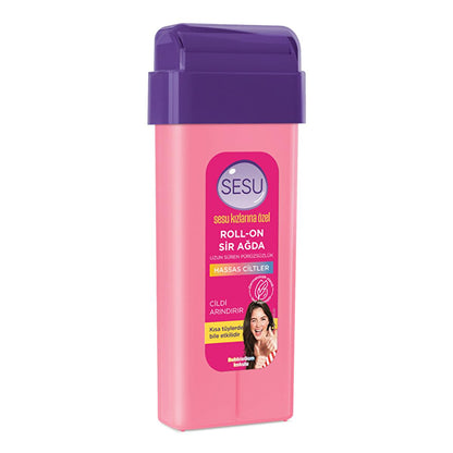 Sesu Roll-On Wax for Hair Removal - Gentle, Easy &amp; Dermatologically Tested - 3.38 fl oz