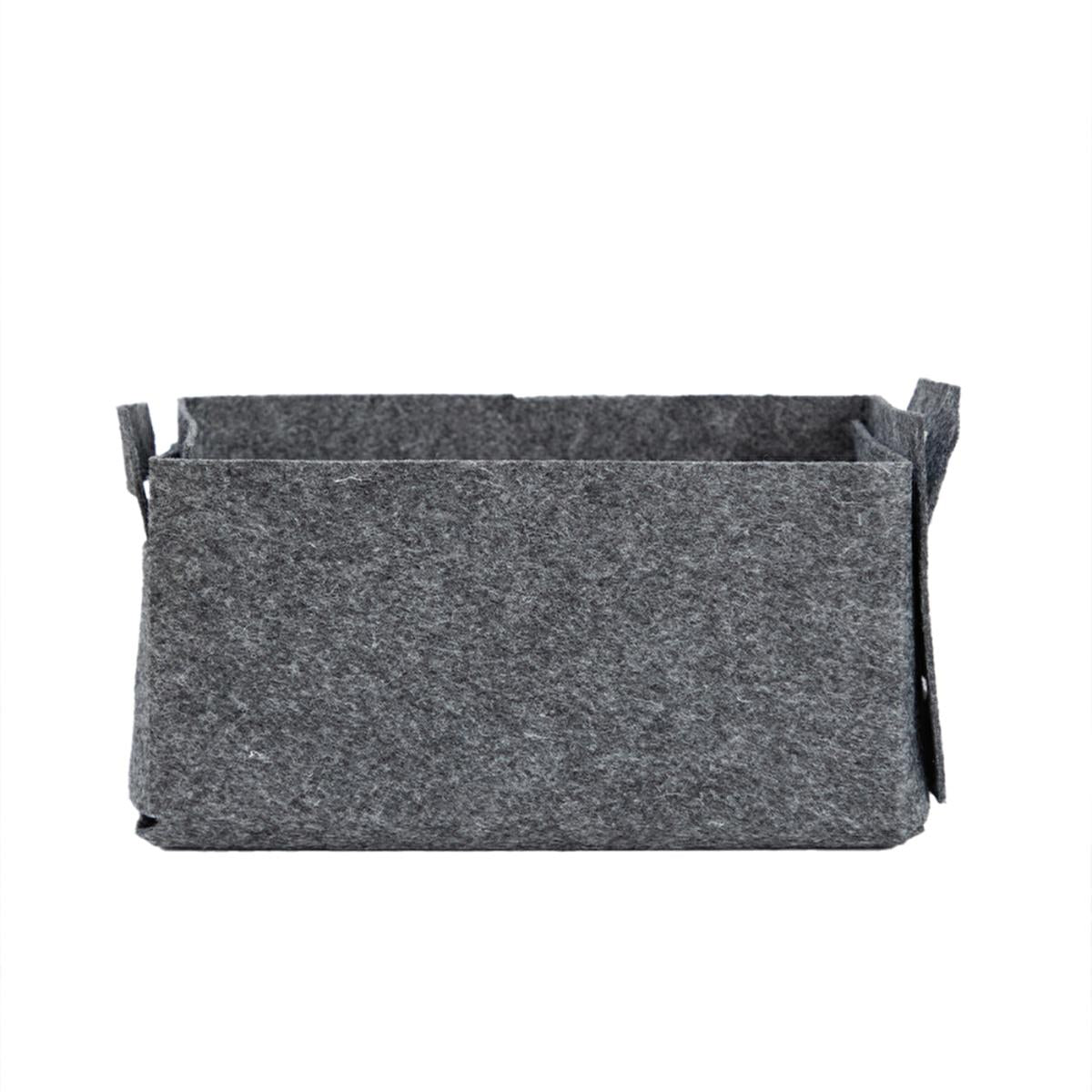 Coco Clementine Felt Storage Basket - Modern Home Organization Solution for Clothes, Toys, and Office Supplies