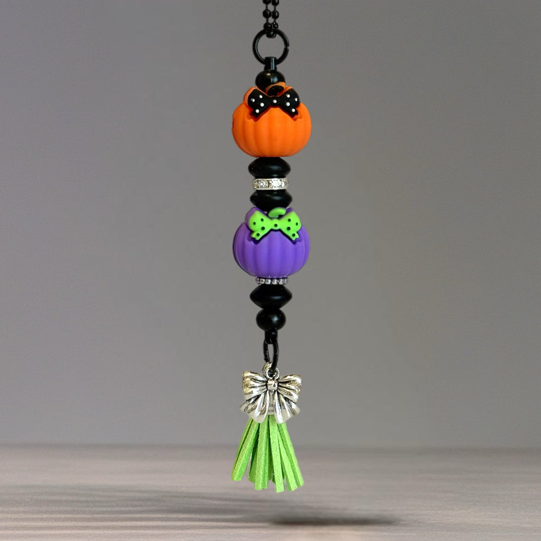 Halloween Pumpkin Bar Charm - Tumbler Handle Charm