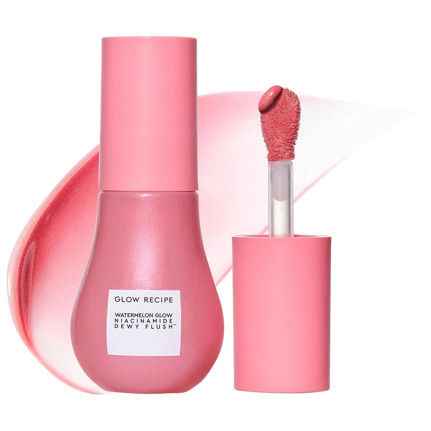 Watermelon Glow Niacinamide Dewy Flush: Brightening Serum Blush - Hydrate, Correct Dark Spots, Vegan &amp; Cruelty-Free