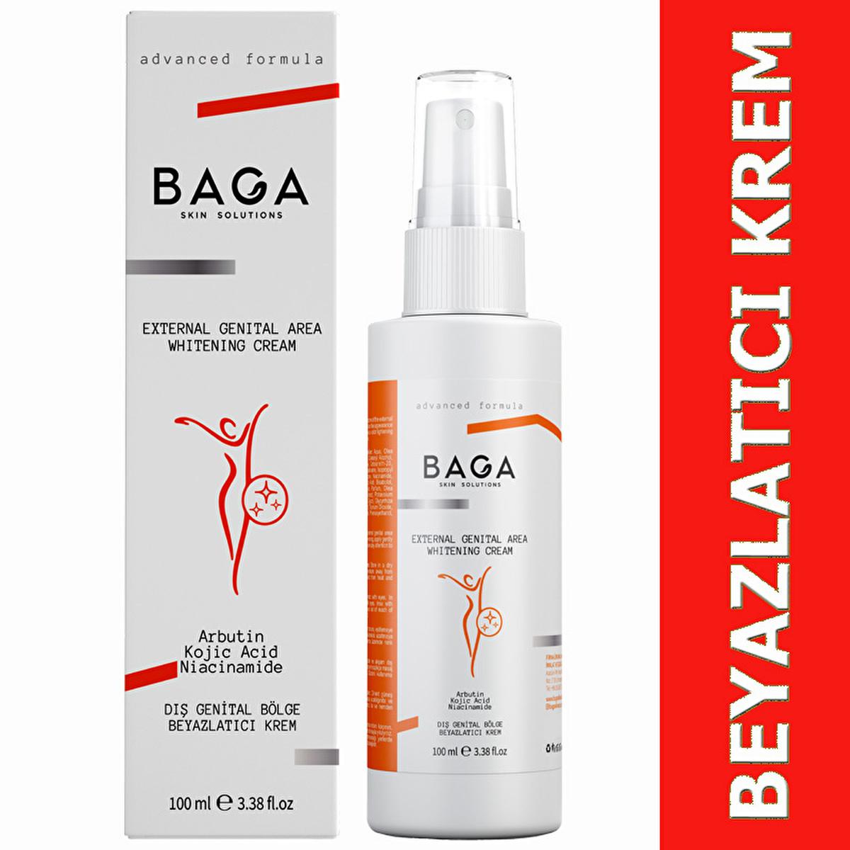 Baga Genital Whitening Lotion - Even Skin Tone &amp; Moisturizing, 3.38 fl oz