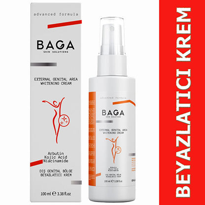 Baga Genital Whitening Lotion - Even Skin Tone &amp; Moisturizing, 3.38 fl oz