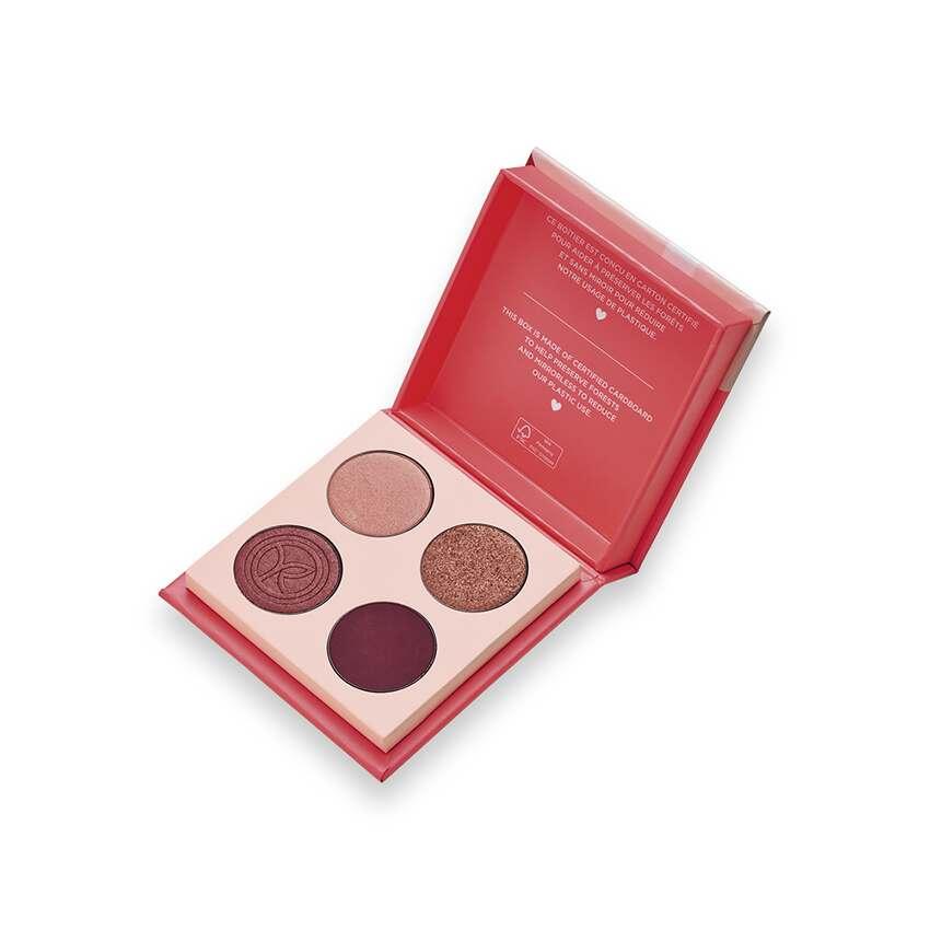 Makeup Revolution Eyeshadow Palette - Warm Pink Shades, Vegan &amp; Sensitive Eye Friendly
