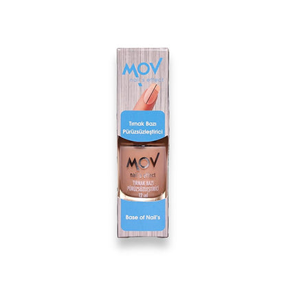 Mov Nail Base Coat &amp; Ridge Smoother for Even Polish 12ml