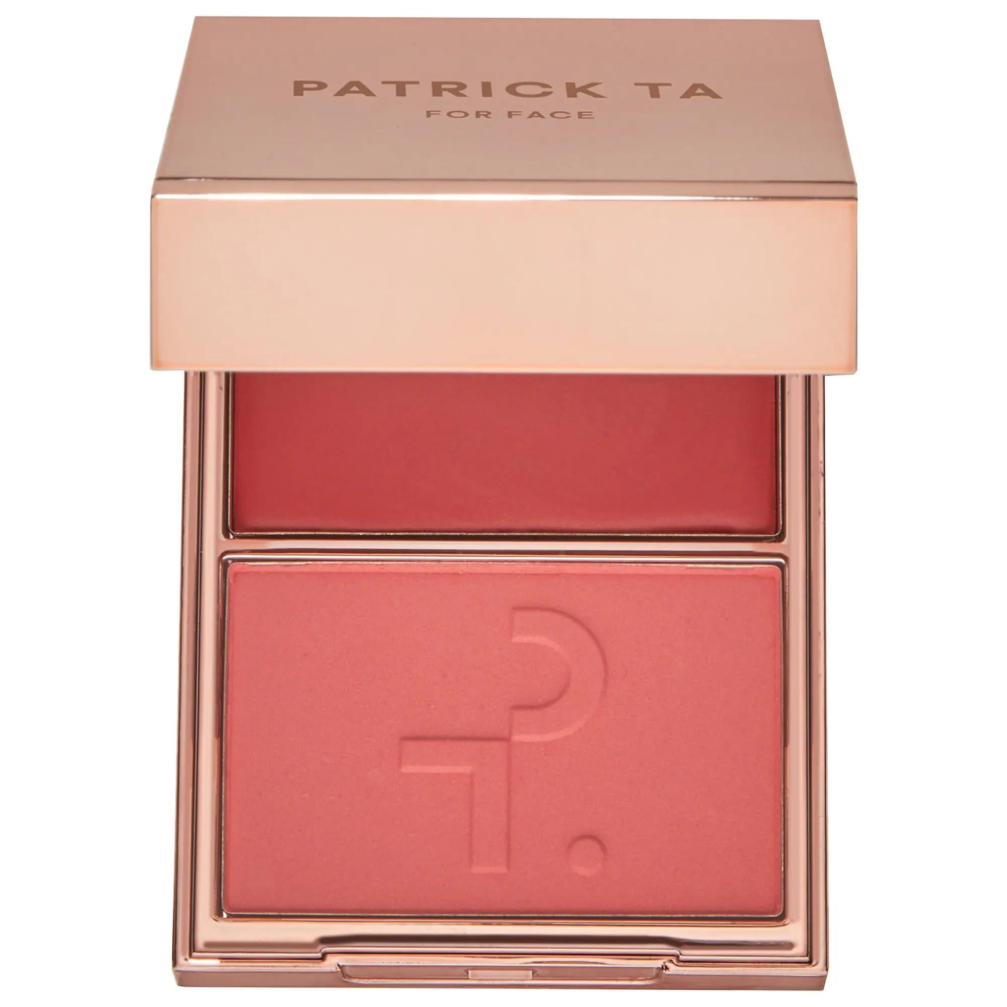 Major Headlines Blush Duo Compact - Long-Lasting Cream &amp; Powder Blush for Radiant Glow