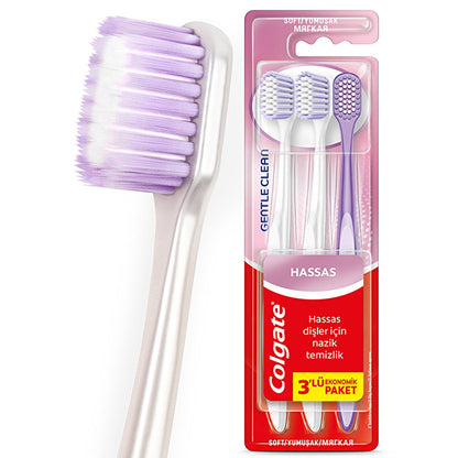 Colgate Gentle Clean: Soft Bristle Toothbrush for Sensitive Teeth &amp; Gums Ð Achieve Optimal Oral Hygiene with Gentle Cleaning Action