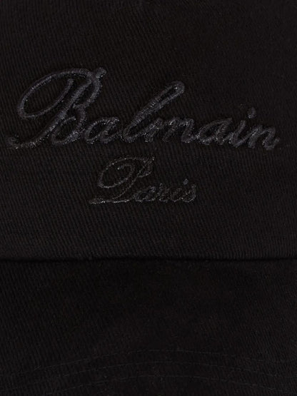BALMAIN Logo Embroidered Baseball Cap