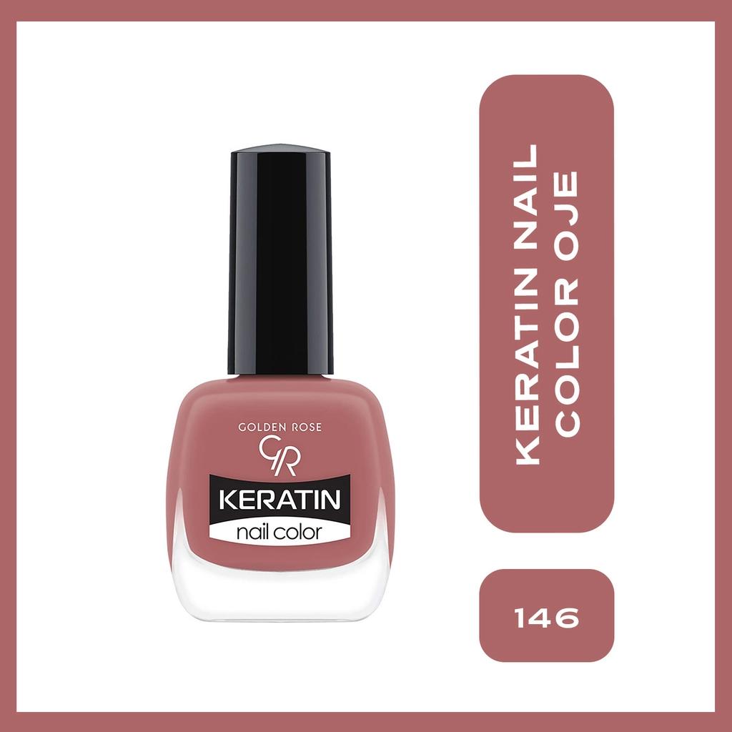 Golden Rose Keratin Nail Polish No 146 for Strong Nails