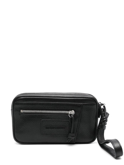 EMPORIO ARMANI Mini Leather Beauty Case for Men