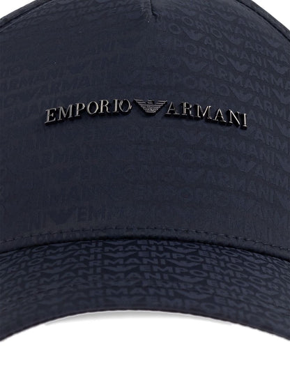 EMPORIO ARMANI Structured Logo Baseball Cap