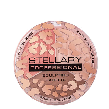 Stellary Face Sculptor 01 3-in-1 Contour Blush &amp; Highlighter Palette