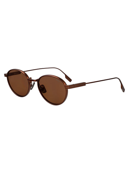 ERMENEGILDO ZEGNA Opulent Metal Sunglasses for Men
